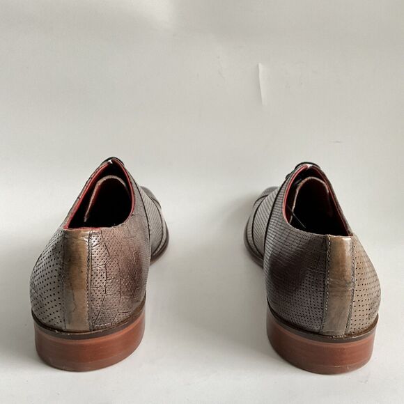 Melvin & Hamilton Leather Patchwork Point-toe Oxfords Brown Men 46 main image 13